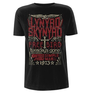 Foto 1 | Foto 1 | Camiseta Rockinstone Lynyrd Skynyrd Freebird 1973 Hits - Venta Internacional.