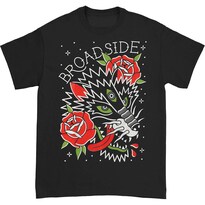 Camiseta Rockinstone Broadside Wolf 180 G/m², 100% Algodón - Venta Internacional.