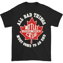 Camiseta Rockinstone Motley Crue 2014 Canada Shield Para Hombre - Venta Internacional.