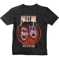 Camiseta Rockinstone Motley Crue Theatre Of Pain Puff Paint - Venta Internacional.