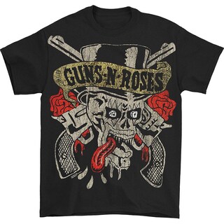Foto 1 | Foto 1 | Camiseta Rockinstone Guns N Roses Tongue Skull 100% Algodón - Venta Internacional.