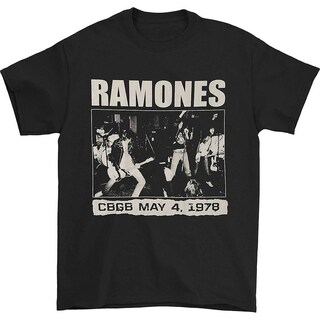 Foto 1 | Foto 1 | Camiseta Rockinstone Ramones Cbgb 1978 180 G/m² 100% Algodón - Venta Internacional.