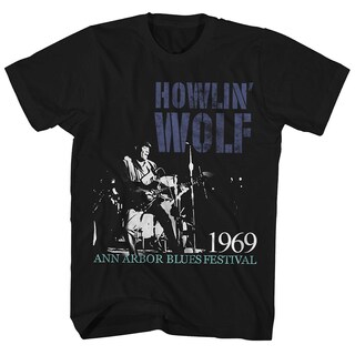 Foto 1 | Foto 1 | Camiseta Howlin' Wolf 1969 Con Foto En Vivo Del Ann Arbor Blues Festival - Venta Internacional.