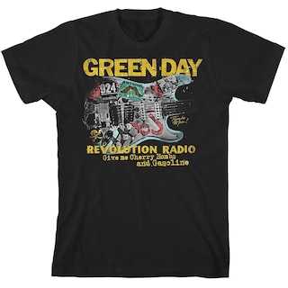 Foto 1 | Foto 1 | Camiseta Rockinstone Green Day Blue 180 G/m² 100% Algodón - Venta Internacional.