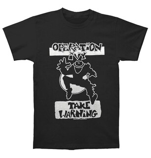 Foto 1 | Foto 1 | Camiseta Rockinstone Operation Ivy Take Warning Negra para Hombre - Venta Internacional