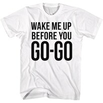 Camiseta Rockinstone Wake Me Up Before You Go-go Wham - Venta Internacional.