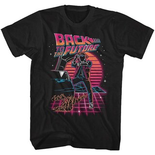 Foto 1 | Foto 1 | Camiseta Rockinstone Regreso Al Futuro Synthwave Future - Venta Internacional.