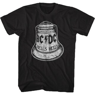 Foto 1 | Foto 1 | Camiseta Rockinstone Acdc Hells Bells Logo 100% Algodón - Venta Internacional.