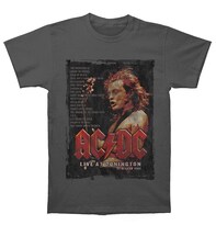 Camiseta Rockinstone Acdc Donington Set List Charcoal - Venta Internacional.