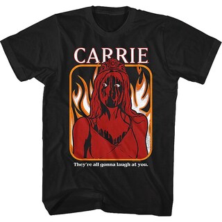 Foto 1 | Foto 1 | Camiseta Rockinstone Carrie Todos Se Van A Reír De Ti - Venta Internacional