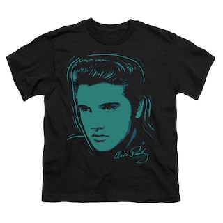 Foto 1 | Foto 1 | Camiseta Rockinstone Elvis Presley Young Dots De Algodón 180 G/m² - Venta Internacional.