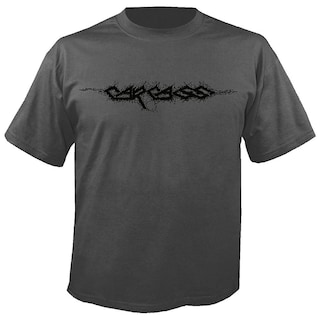 Foto 1 | Foto 1 | Camiseta Carcass Logo Gris Para Hombre Rockinstone 180 G/m² De Algodón - Venta Internacional.