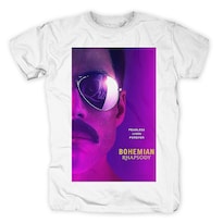 Camiseta Rockinstone Queen Bohemian Rhapsody Freddie Para Hombre - Venta Internacional.