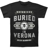 Camiseta Buried In Verona Notorious Skull Para Hombre - Venta Internacional.