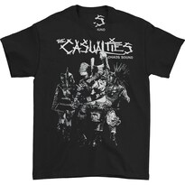 Camiseta Rockinstone Casualties Chaos Sound 180 G/m² 100% Algodón - Venta Internacional.