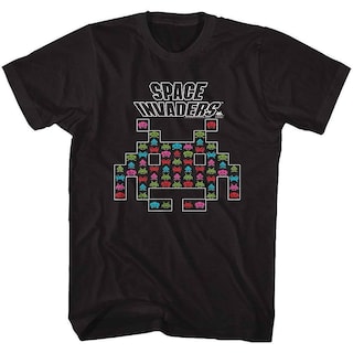 Foto 1 | Foto 1 | Camiseta Rockinstone Space Invaders Aliens 100% Algodón - Venta Internacional.