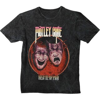 Foto 1 | Foto 1 | Camiseta Rockinstone Motley Crue Theatre Of Pain Puff Paint - Venta Internacional.