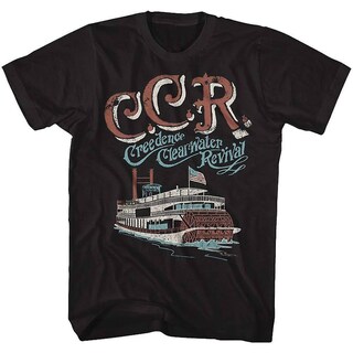 Foto 1 | Foto 1 | Camiseta Rockinstone Creedence Clearwater Revival Riverboat - Venta Internacional.