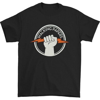 Foto 1 | Foto 1 | Camiseta Rockinstone Walking Papers Lightning Bolt 180 G/m² - Venta Internacional.