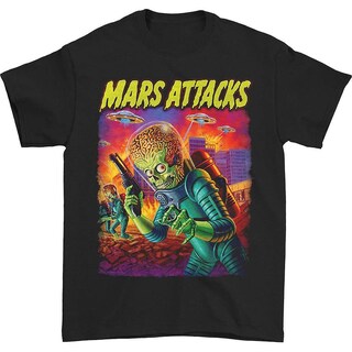 Foto 1 | Foto 1 | Camiseta Rockinstone Mars Attacks! Ufo's Attack, 180 G/m² - Venta Internacional.