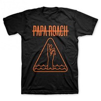 Camiseta Rockinstone Papa Roach Hand Icon 100% Algodón - Venta Internacional.