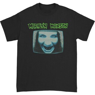 Foto 1 | Foto 1 | Camiseta Rockinstone Marilyn Manson Tv 100% Algodón - Venta Internacional.