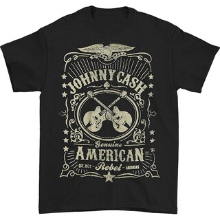 Foto 1 | Foto 1 | Camiseta Rockinstone Johnny Cash Label 180 G/m², 100% Algodón - Venta Internacional.