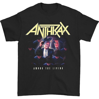 Foto 1 | Foto 1 | Camiseta Rockinstone Anthrax Among The Living De Algodón De 180 G/m² - Venta Internacional.