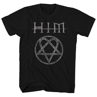 Foto 1 | Foto 1 | Camiseta Rockinstone Him Con El Logotipo Oficial De Heartagram Para Hombre - Venta Internacional.