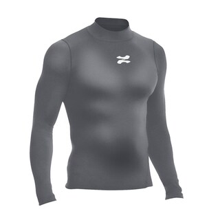 Foto 1 | Foto 1 | Playera Deportiva Manga Larga Zapari Licras Deportivas Para Hombre De Compresion Con Cuello Redondo Gris