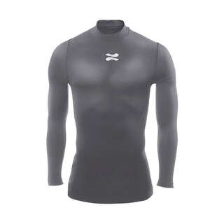 Foto 2 | Foto 2 | Playera Deportiva Manga Larga Zapari Licras Deportivas Para Hombre De Compresion Con Cuello Redondo Gris