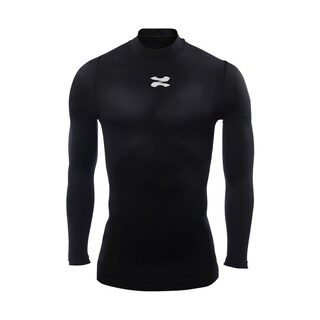 Foto 1 | Foto 1 | Playera Deportiva Manga Larga Zapari Licras Deportivas Para Hombre De Compresion Con Cuello Redondo Negro