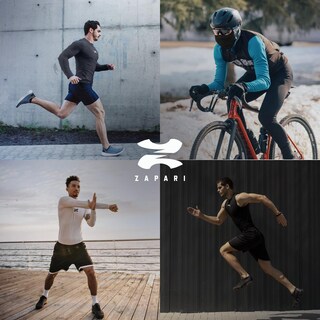 Foto 4 | Foto 4 | Playera Deportiva Manga Larga Zapari Licras Deportivas Para Hombre De Compresion Con Cuello Redondo Rojo