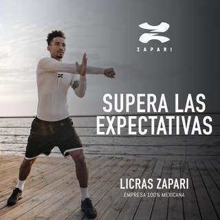 Foto 6 | Foto 6 | Playera Deportiva Manga Larga Zapari Licras Deportivas Para Hombre De Compresion Con Cuello Redondo Rojo