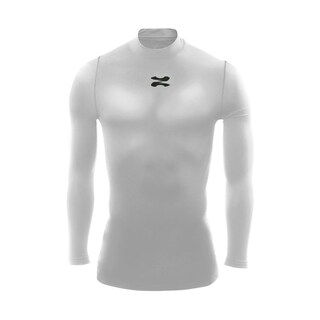 Foto 1 | Foto 1 | Playera Deportiva Manga Larga Zapari Licras Deportivas Para Hombre De Compresion Con Cuello Redondo Blanco