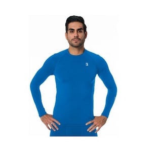 Foto 1 | Foto 1 | Playera Deportiva Black Secret Sport Azul Rey Manga Larga para Hombre