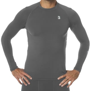 Foto 1 | Foto 1 | Playera Dryfit Black Secret Manga Larga para Hombre Gris