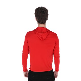Foto 2 | Foto 2 | Playera Deportiva Manga Larga Con Capucha Color Rojo Para Hombre