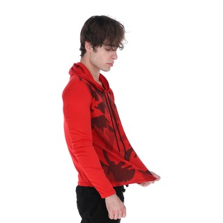 Foto 4 | Foto 4 | Playera Deportiva Manga Larga Con Capucha Color Rojo Para Hombre