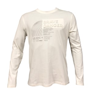 Foto 1 | Foto 1 | Playera Manga Larga Losan ''Brave Danger'' Blanco para Caballero