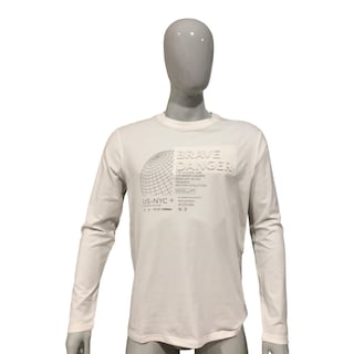 Foto 2 | Foto 2 | Playera Manga Larga Losan ''Brave Danger'' Blanco para Caballero