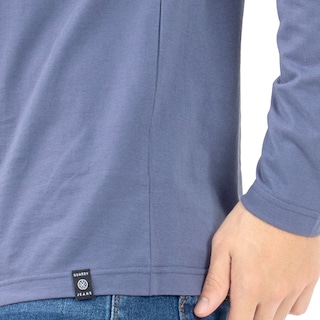 Foto 4 | Foto 4 | Playera Básica Manga Larga Quarry Azul Marino para Hombre