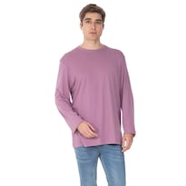 Playera Manga Larga Quarry Rosa para Hombre