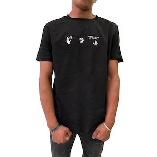 Foto 5 | Foto 5 | Playera Off White color Negro para Hombre