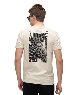 Foto 2 | Foto 2 | Playera Confort Fit de Cuello Redondo Generra 218712 color Beige