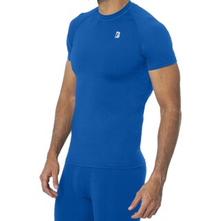 Foto 1 | Foto 1 | Playera Deportiva Black Secret Manga Corta Dryfit Azul Rey para Hombre