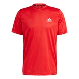 Playera Adidas Aeroready Designed To Move Sport Roja para Hombre