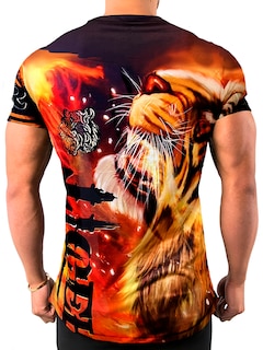 Foto 3 | Foto 3 | Playera Sublimada Shendy Vendy King B Premium Roja para Hombre