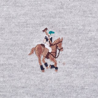 Foto 4 | Foto 4 | Playera Básica Gris Para Hombre Polo Team