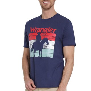 Foto 5 | Foto 5 | Playera Wrangler Comfort 405 Azul Marino